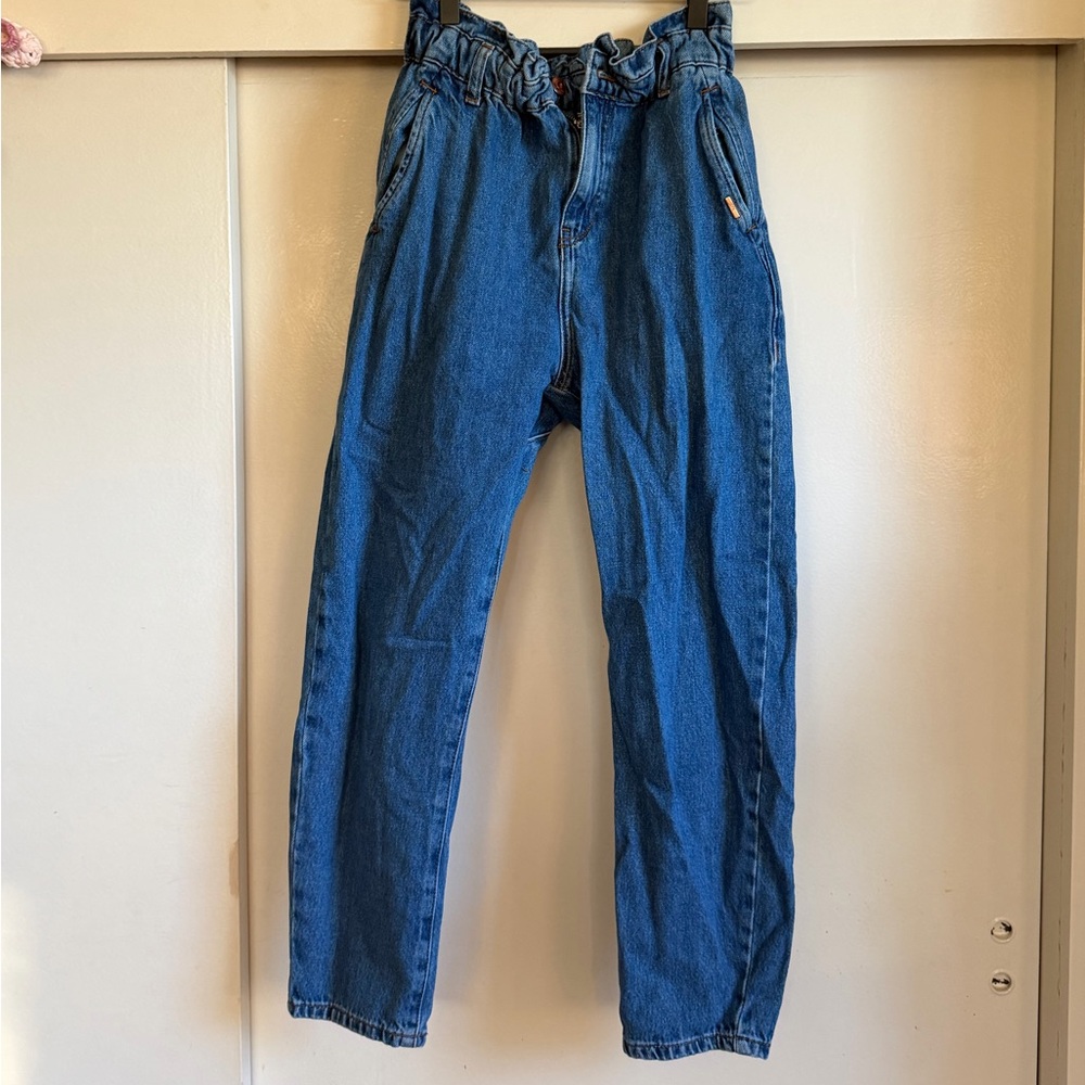 Zara High-Waist Denim Jeans